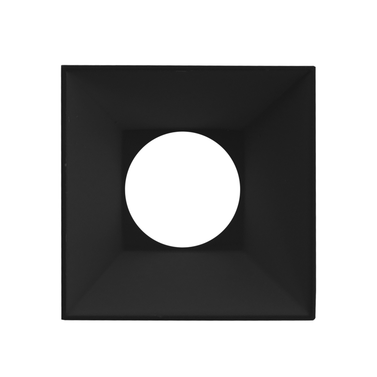 Luxrite LR25492 4" Interlocking Trimless - Black Trim
