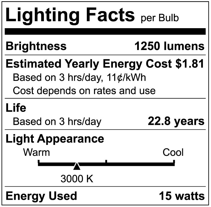 Luxrite LR31631 PAR38 15W 3000K Dusk to Dawn LED Light Bulb