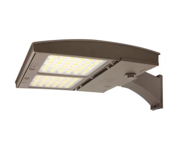 MaxLite M100HC3M-WCSBACR M Series 55/75/100W, Changeable Lens 3M, 277-480V, 3/4/5K, Bronze, Straight Arm Mount, C-MAX Ready