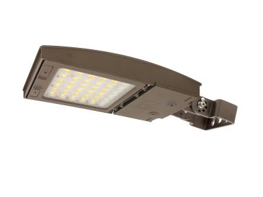 MaxLite M55UC4W-WCSBTCR M Series 30/42/55W, Changeable Lens 4W, 3/4/5K, Bronze, Trunnion, C-MAX Ready
