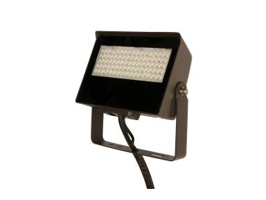 MaxLite MSF45UA-CSBKTYPCTA Adjustable Beam Flood, 45W 120-277V, Adjustable Beam, WATTAGE/CCT Selectable, Bronze, Knuckle 1/2" Threaded Nipple Yoke Mount, Photocell - TAA