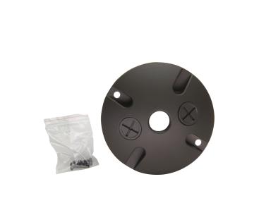 MaxLite MTGCOVER Die Cast Aluminum Mounting Cover With 3X1/2" Threaded Conduit Holes, Bronze With Dark Finish Hardware