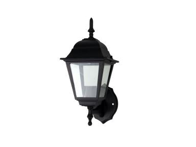 MaxLite OWL-CC-BK-E26-ECO Outdoor Wall Light, Black Classic Coach Style, Black Finish, E26 Base Socket