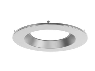 MaxLite RCF8M-STRIMTA Recessed Commercial Multi-mode Downlight, 8 Inch, Silver Smooth Trim - TAA