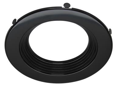 MaxLite RR-LTRIM4 Residential Retrofit Downlights, Baffle 120V, 4" , Black Trim