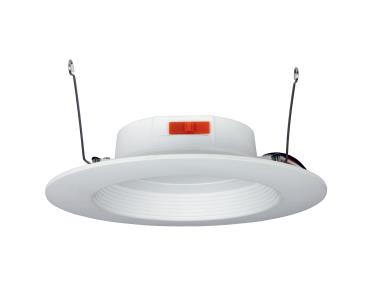 MaxLite RRBD-6R9.5T9CS-W-6PK Residential Recessed Baffle Downlight, 6 Inch Round, 9.5W, 120V - Triac Dimming, 90 CRI, 2700/3000/3500/4000/5000K CCT Selectable, White, 6 Pack