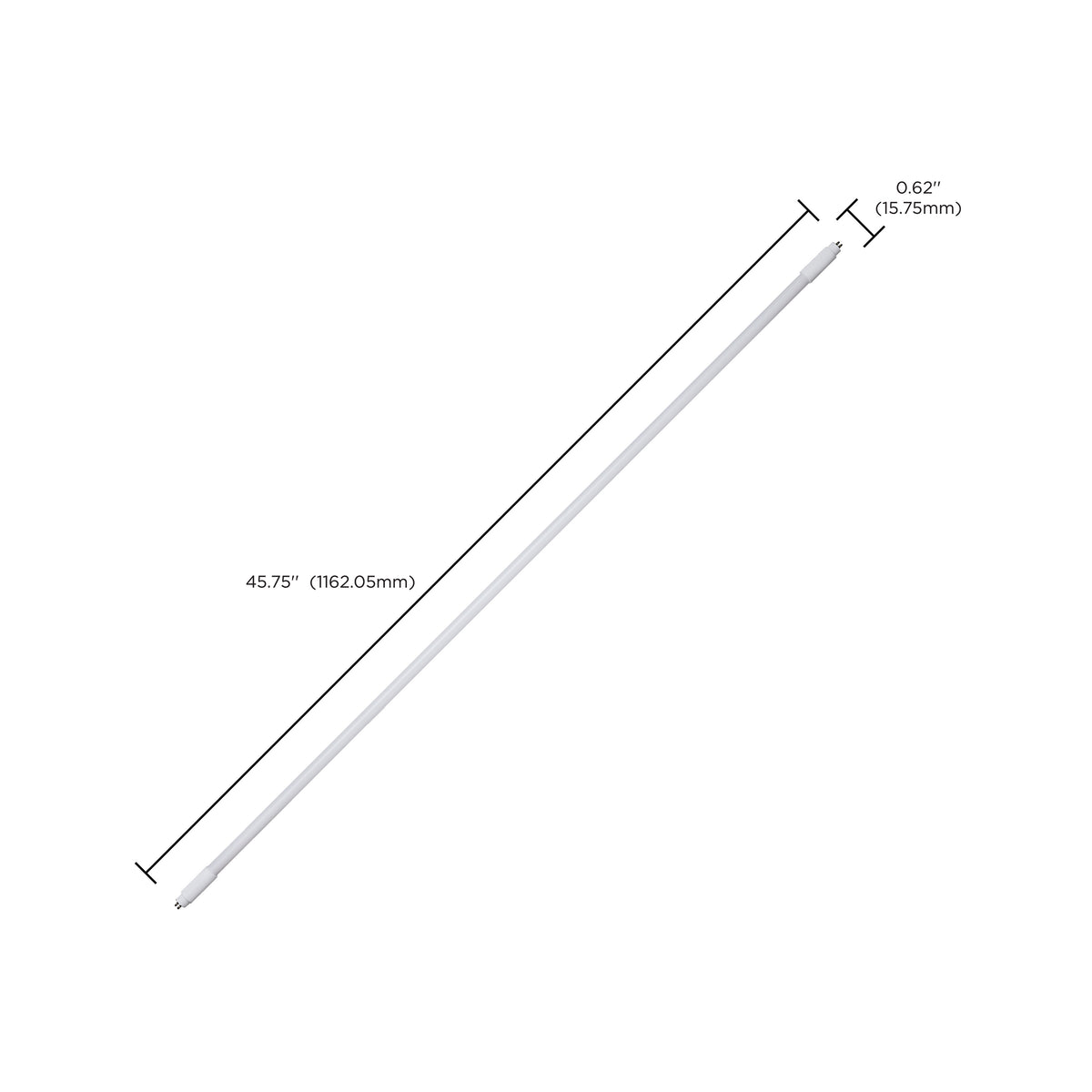 Satco S11652R1 15W T5 CCT Selectable LED Light Bulb Miniature Bi Pin Base
