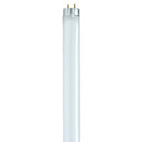 Satco S6658 58W T8 Neutral White Fluorescent Light Bulb Medium Bi Pin Base