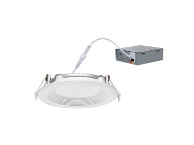 MaxLite SDBR4129CSW 4" Slim Downlight Baffe Style Round 12W 90CRI 2700/3000/3500/4000/5000 White, Ic Rated