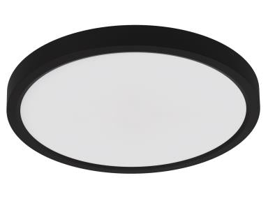 MaxLite SFM7LA149BKCS Slim Flush Mount, 7 Inch, 14W, 120V, Triac Dimming, 90 CRI, Black Finish, CCT Selectable 2700/3000/3500/4000/5000K