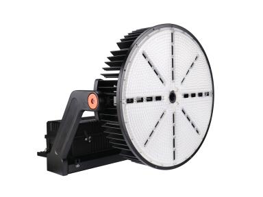 MaxLite SHF1200H-40NLY SPORTS/HO Flood - 1200W, 240-480V, 20K Surge Protector, Narrow Lens (20 Degrees), 4000K, Black, Yoke