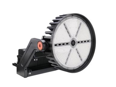 MaxLite SHF515U-50MNLY SPORTS/HO Flood - SPORTS/HO Flood - 515W, 120-277V, 10K Surge Protector, Medium Narrow (40 Degrees), 5K, Black, Yoke
