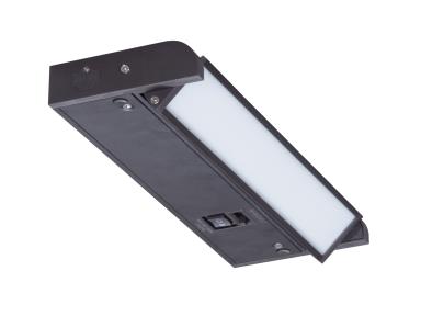 MaxLite UCL10-6CSBN Under Cabinet Light, 10 Inch, 6W, 120V, Triac, 90 CRI, CCT Selectable 27/30/35/40/50K, Brown