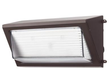 MaxLite WCF120U-WCSBPC WALLMAX Compact Open Face Wall Pack - Wattage Selectable (120W/100W/80W), 120-277V, 0-10V Dimming, CCT Select 3/4/5K, Bronze, Photocell