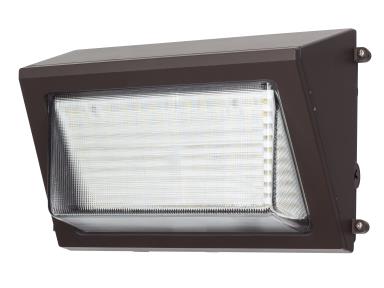 MaxLite WCF29U-CSBPC WALLMAX Compact Open Face Wall Pack - 29W, 120-277V, 0-10V Dimming, CCT Select 3/4/5K, Bronze, Photocell