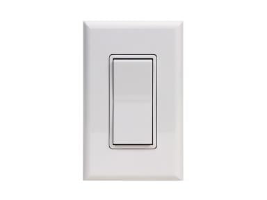 MaxLite WNS1RK-W Network ENOCEAN/BLE 2.4GHZ Single Rocker Kinetic Wall Switch White