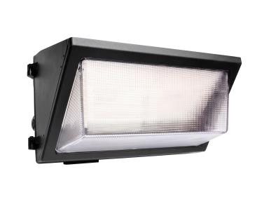 MaxLite WPOP120H-WCSLPCCRTA WALLMAX Open Face Wall Pack - Watt Select (90/100W/120W), 277-480V, CCT Select 3/4/5K, Black, ON/OFF PC, C-MAX Compatible - TAA