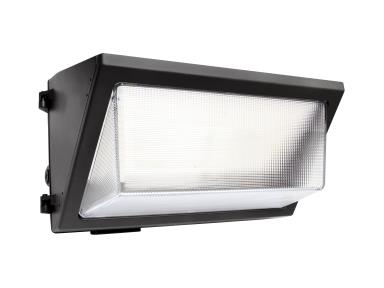 MaxLite WPOP80U-WCSLPCCRE2 WALLMAX Open Face Wall Pack - Watt Select (59/70W80W), 120-277V, CCT Select 3/4/5K, ON/OFF PC, C-MAX Compatible Black, Emergency Battery Backup -20C