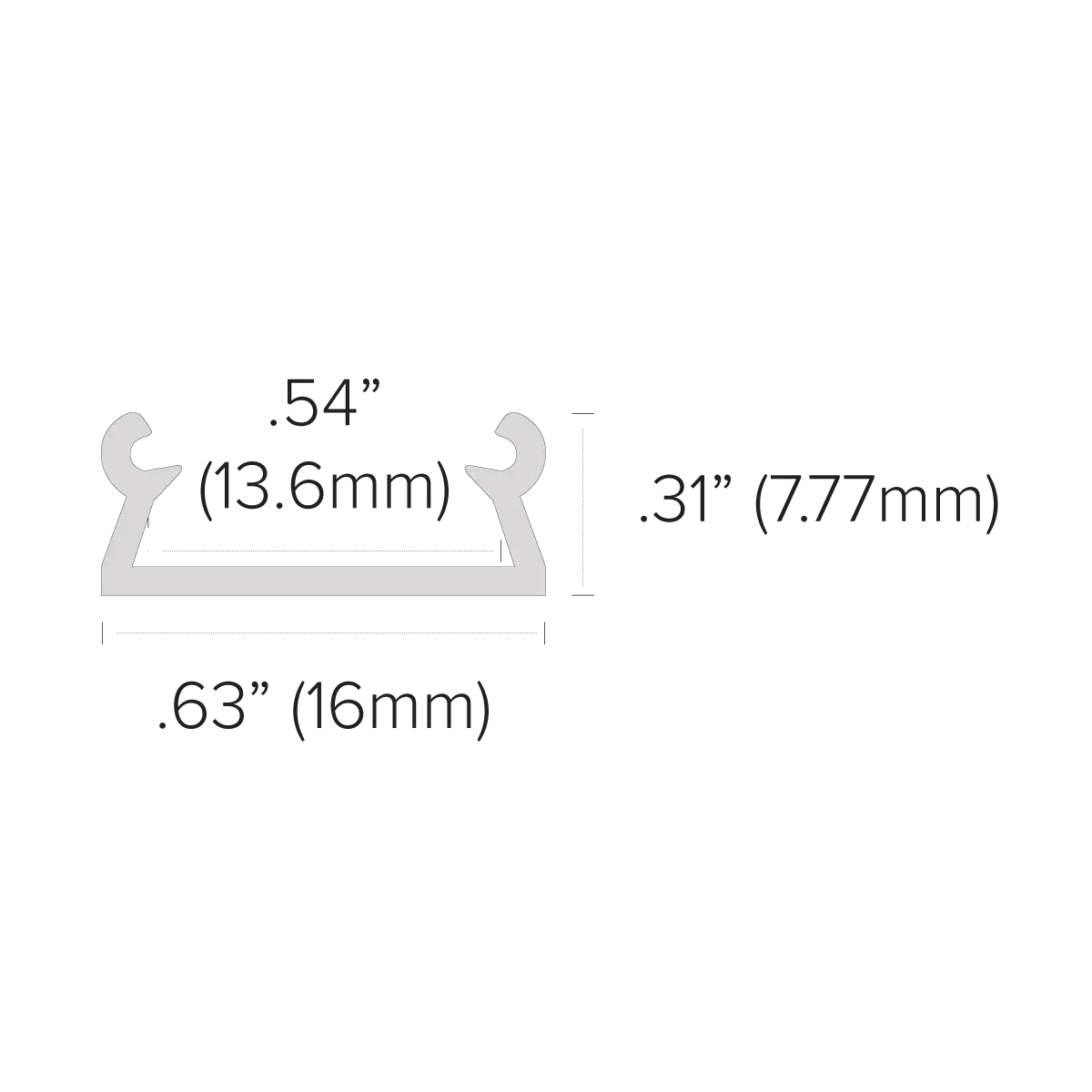 American Lighting EE1-AAFR-2M-BNDL5 Economy - 5-Pack Bundle, 2M