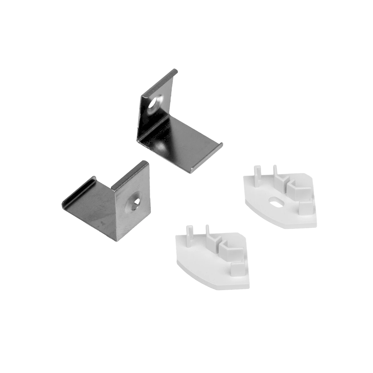 American Lighting EE45-AAFR-2M-BNDLACC-BG5 Accessory 5-Pack for Economy 45 Bundles: End Cap w/hole,