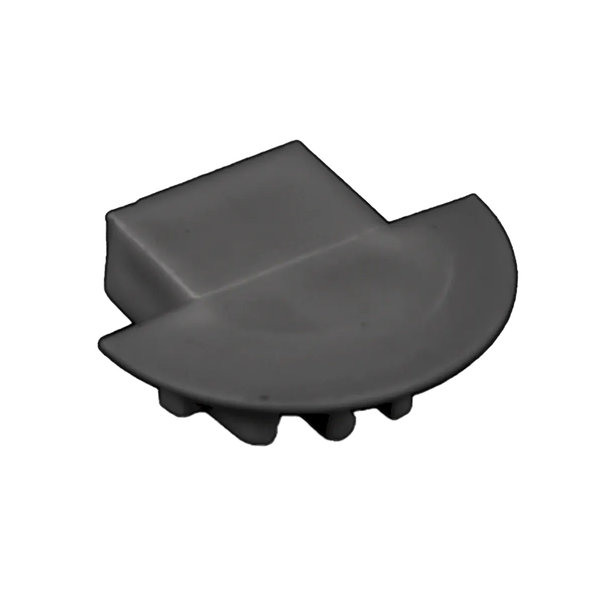 American Lighting PE-AA1DF-FEED-BK Premium Extrusion Mini Double Flange Recessed Mount Feed Black Fi