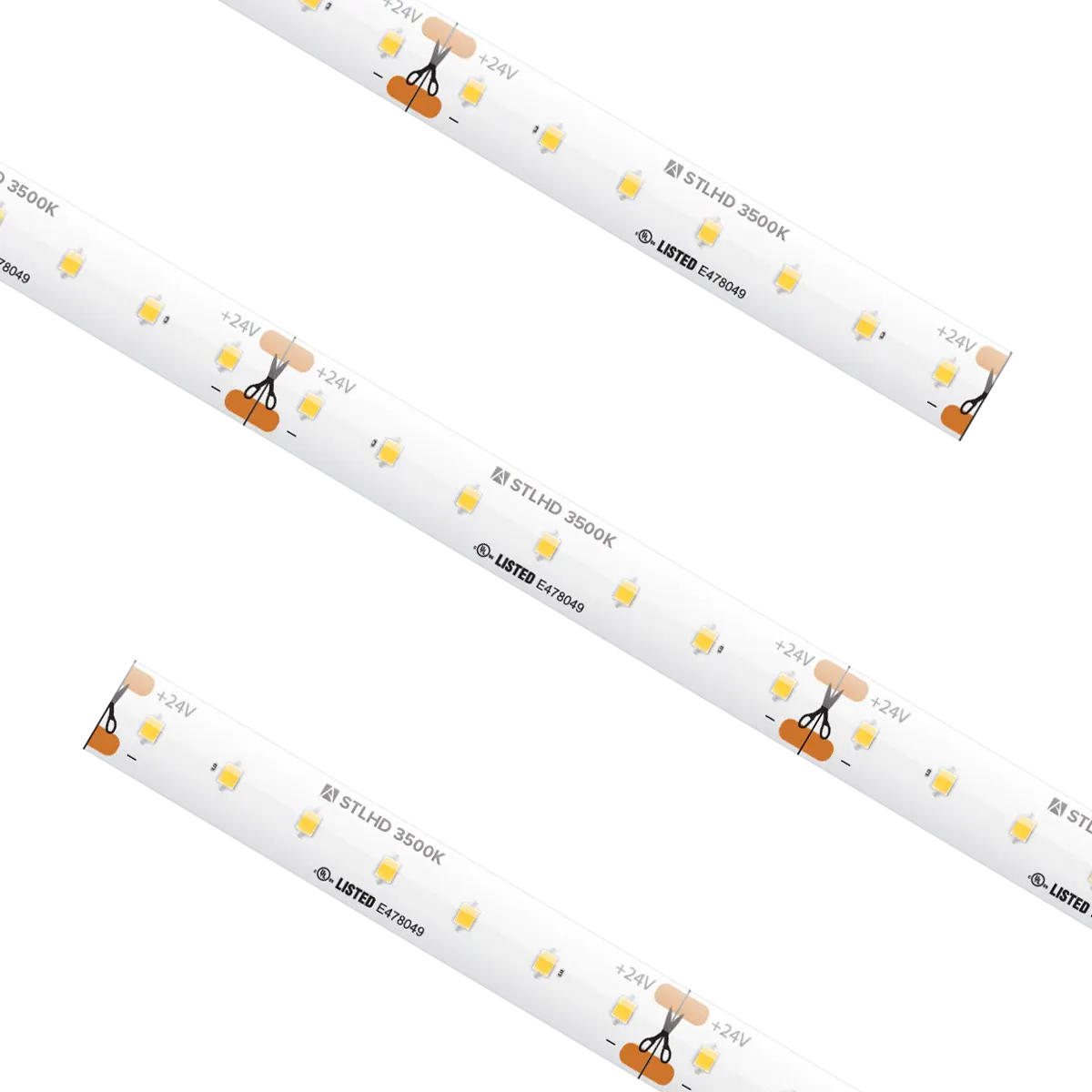 American Lighting STLHD-NW-33 Standard Grade High Density Tape Light IP54 3500K 32.8Ft