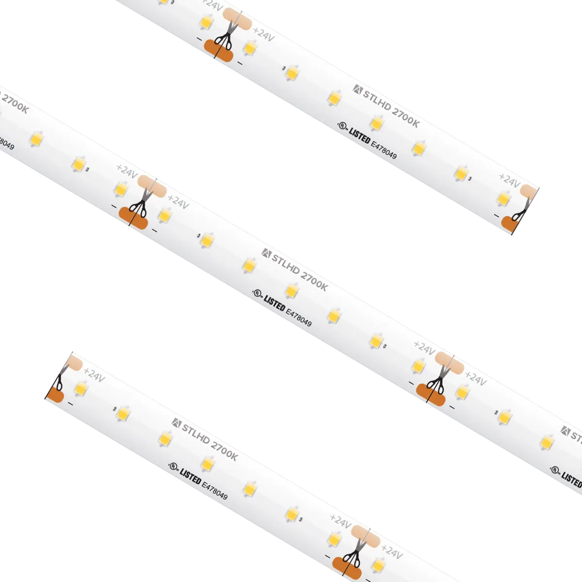 American Lighting STLHD-UWW-16 Standard High Density Tape Light IP54 2700K 16.4Ft