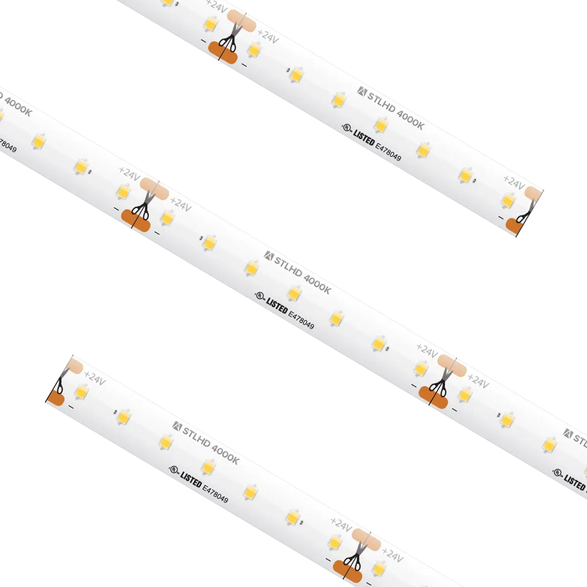 American Lighting STLHD-WH-33 Standard Grade High Density Tape Light IP54 4000K 32.8Ft