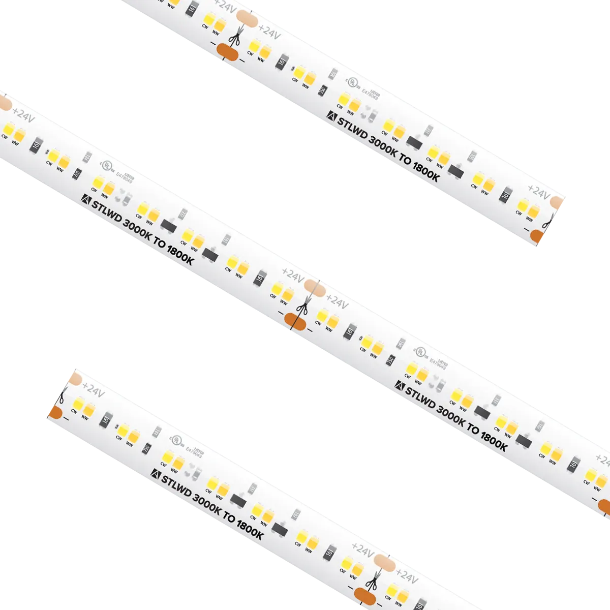 American Lighting STLWD-3018-16 Standard Tape Light IP54 Dim to Warm 16.4Ft