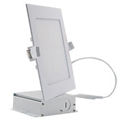 Halco 89081 14W LED Dimmable Fixture ProLED Slim Downlight Square 6in