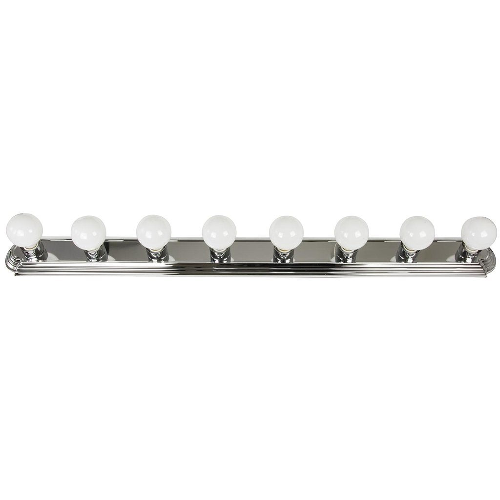4 pack - Sunlite 45325-SU Bath Fixture 8 Lamp Vanity Globe Style