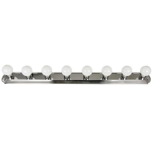 4 pack - Sunlite 45325-SU Bath Fixture 8 Lamp Vanity Globe Style