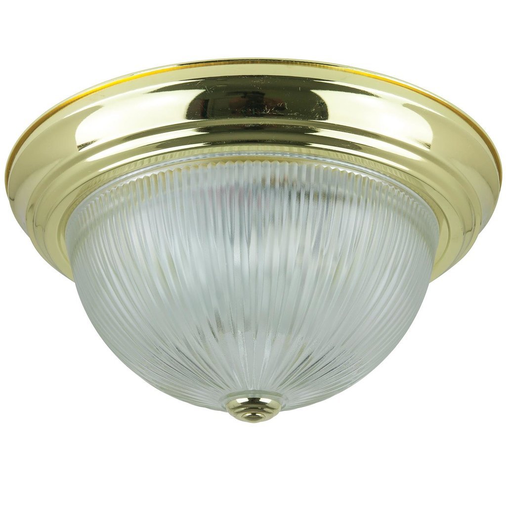 6 pack - Sunlite 04580-SU Fixture 13" Decorative Dome Ceiling Polished