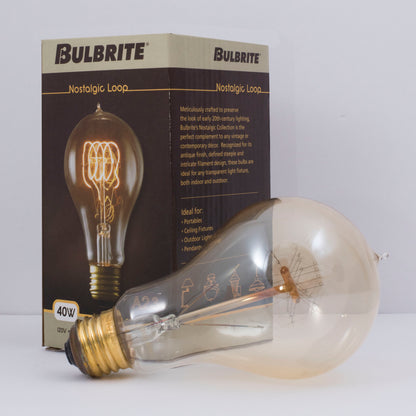 Bulbrite 134020 40W A19 Amber Incandescent Light Bulb