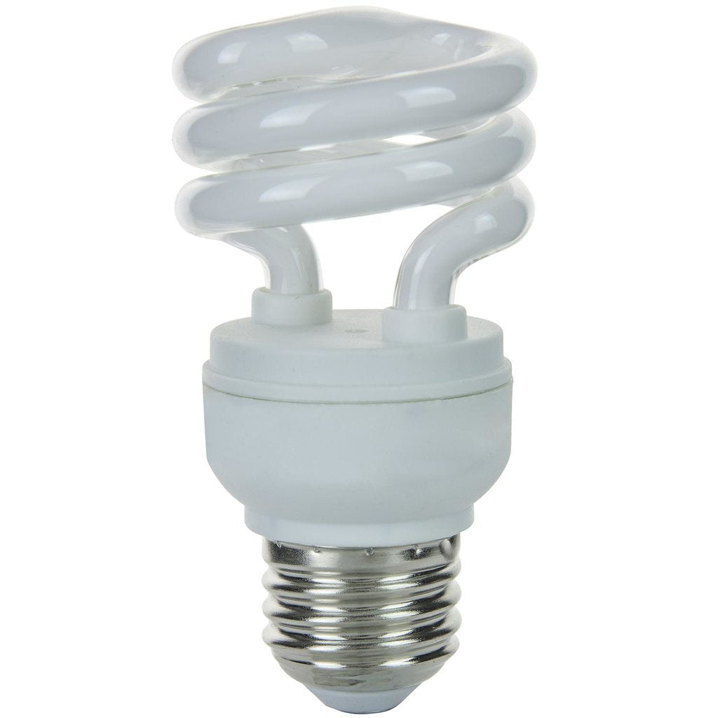 24 pack - Sunlite 00639-SU 9W T2 Coil Cool White CFL Light Bulb