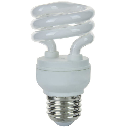 24 pack - Sunlite 00639-SU 9W T2 Coil Cool White CFL Light Bulb