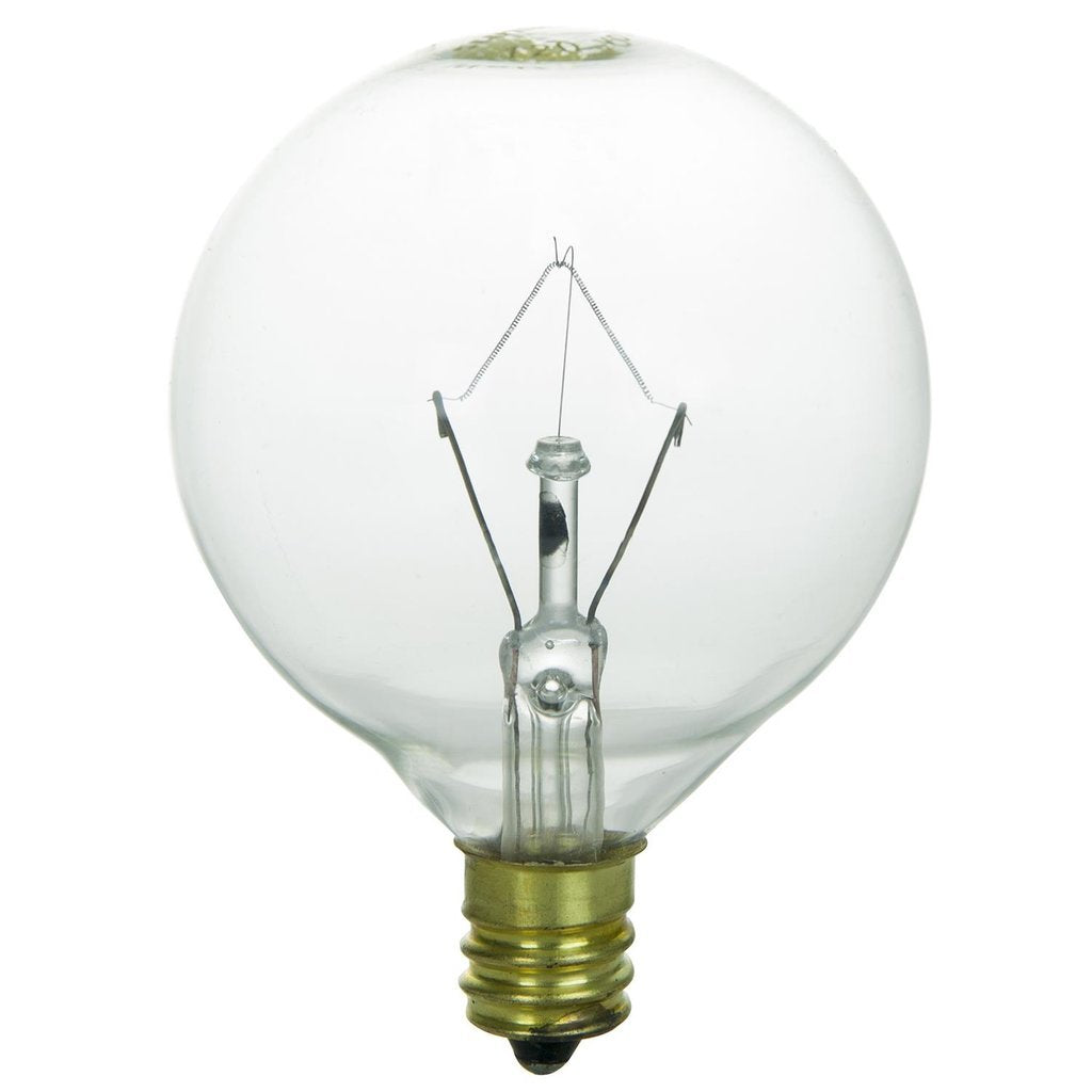 10 pack - Sunlite 40149-SU 15W G16 Incandescent Light Bulb