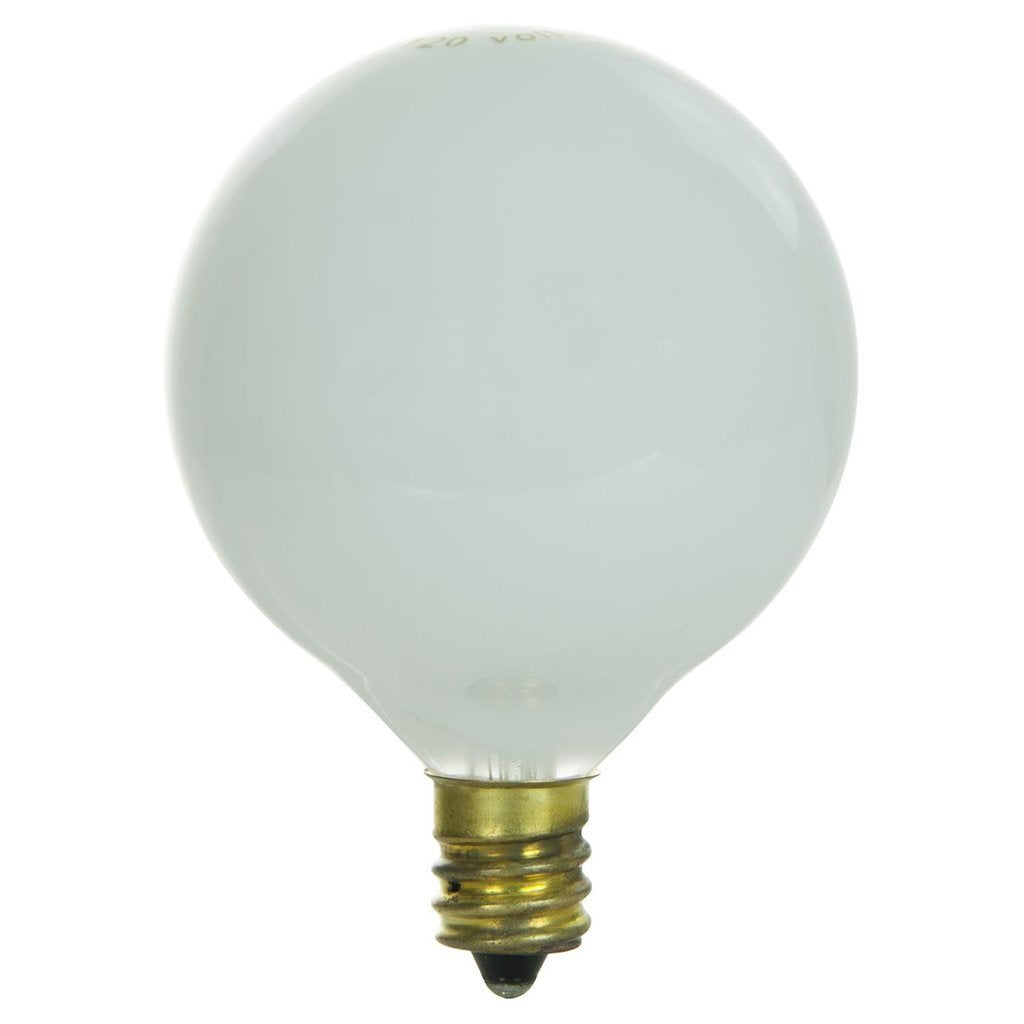 25 pack - Sunlite 01645-SU 15W G16.5 Incandescent Light Bulb