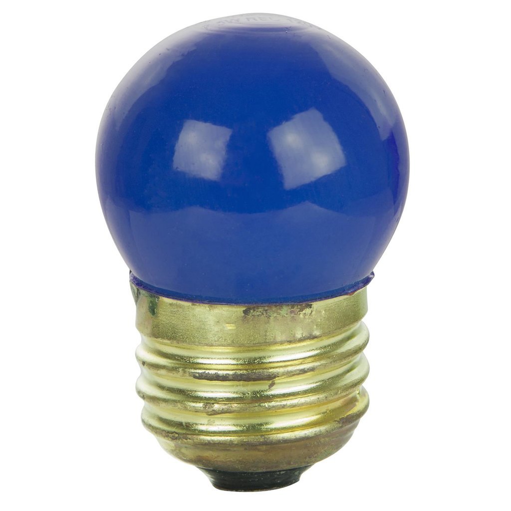 20 pack - Sunlite 01220-SU 7.5W S11 Blue Incandescent Light Bulb