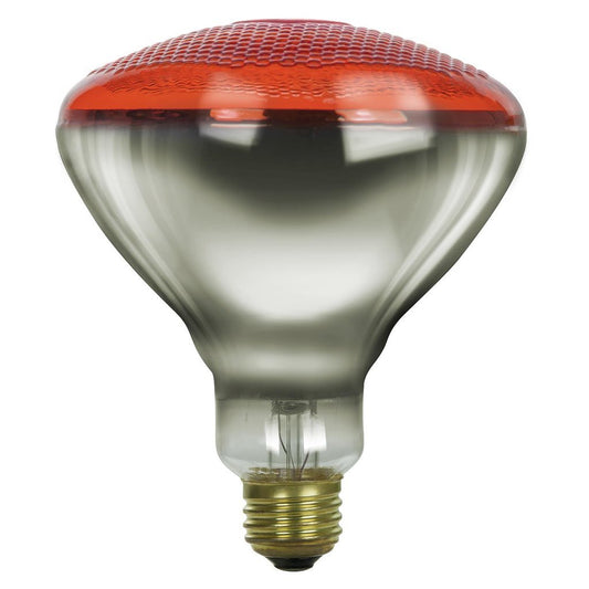 Sunlite 01878-SU 100W BR38 Red Incandescent Light Bulb