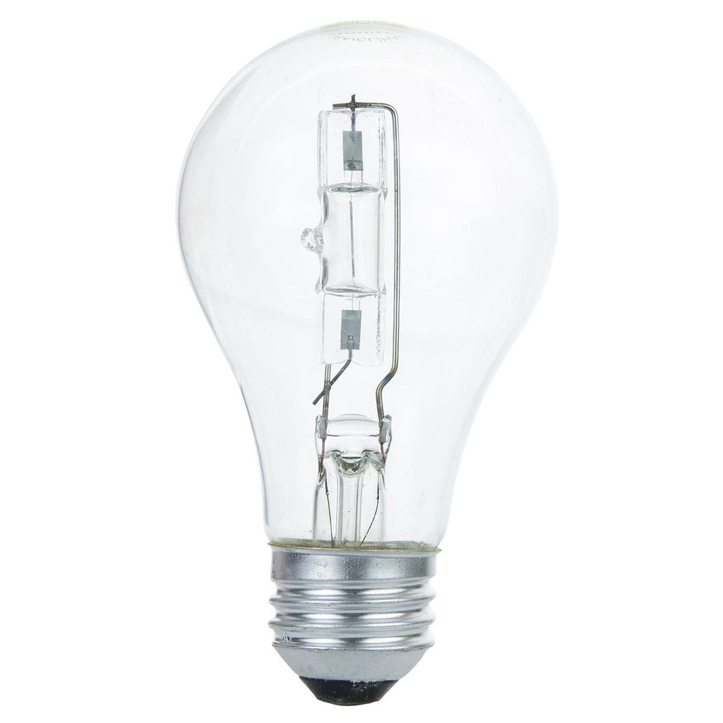 Sunlite 25137-SU 53W A19 Bright White Halogen Light Bulb