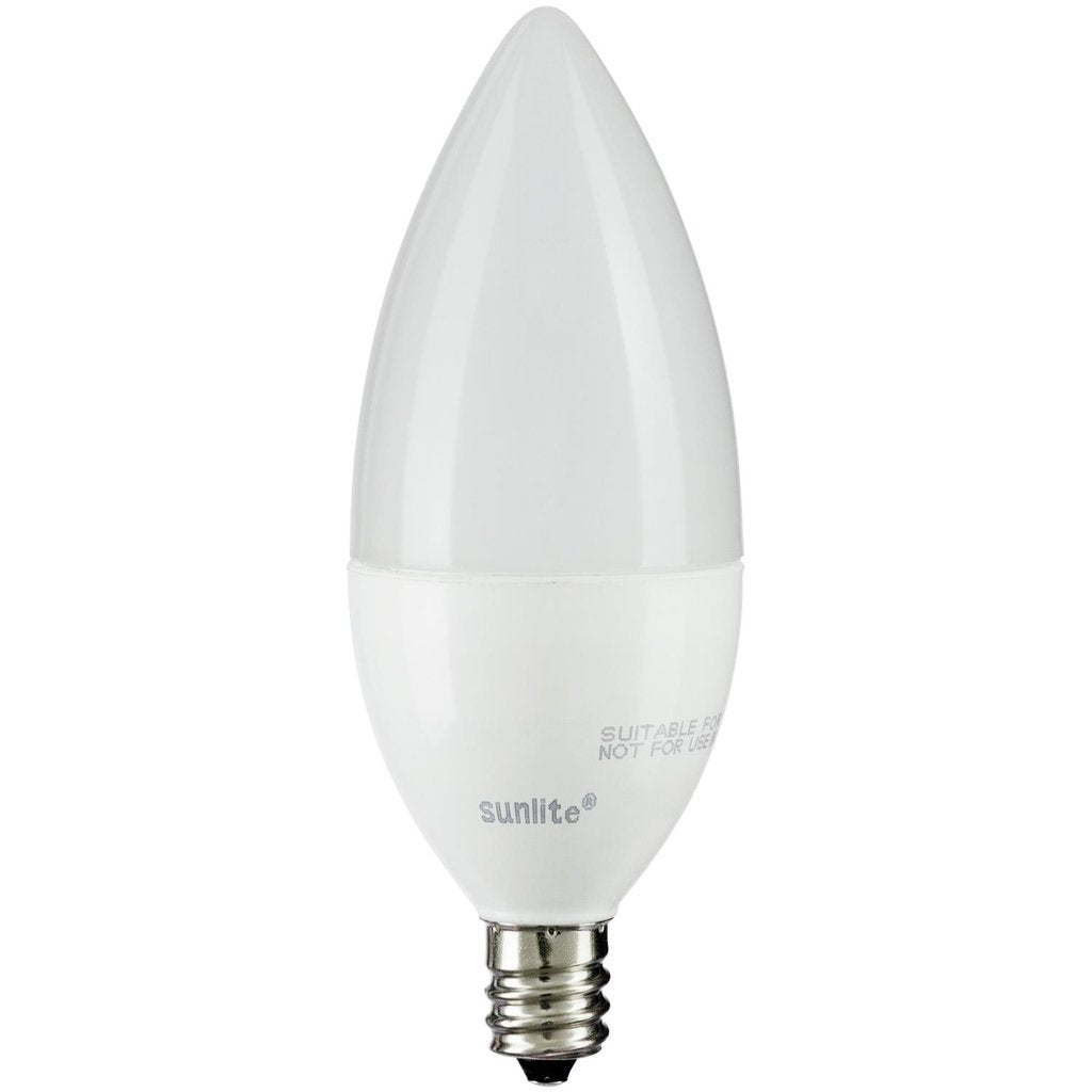6 pack - Sunlite 80405-SU 7W Soft White LED Light Bulb