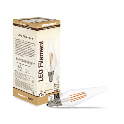 Bulbrite 776596 4W Prism Soft White LED Light Bulb