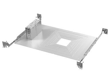 MaxLite CDFKS-4-10IN/2PKTA Commercial Downlight Frame Kit Square, New Construction, 4", 6" 8" Size - 2 Pack - TAA