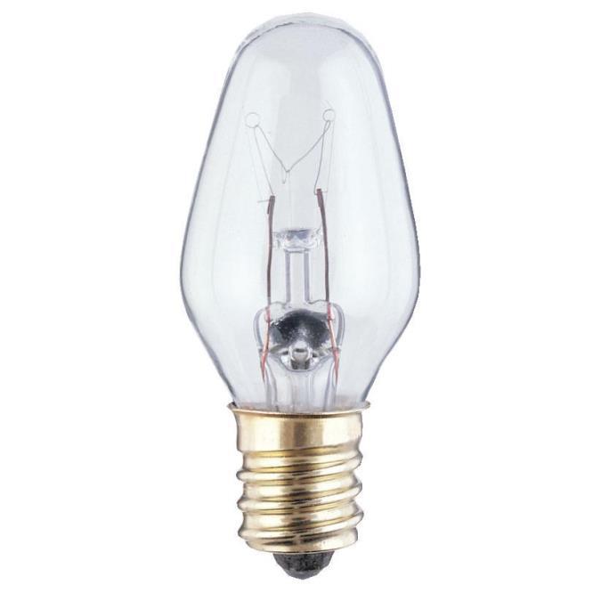 10 pack - Westinghouse 3720200 7W C7 Incandescent Light Bulb