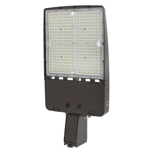 Commercial LED CLF14-300S-UNV-8SC1-T3-QD-BZ-BPC Flood Fixture 300W Selectable Wattage & CCT Straight Arm