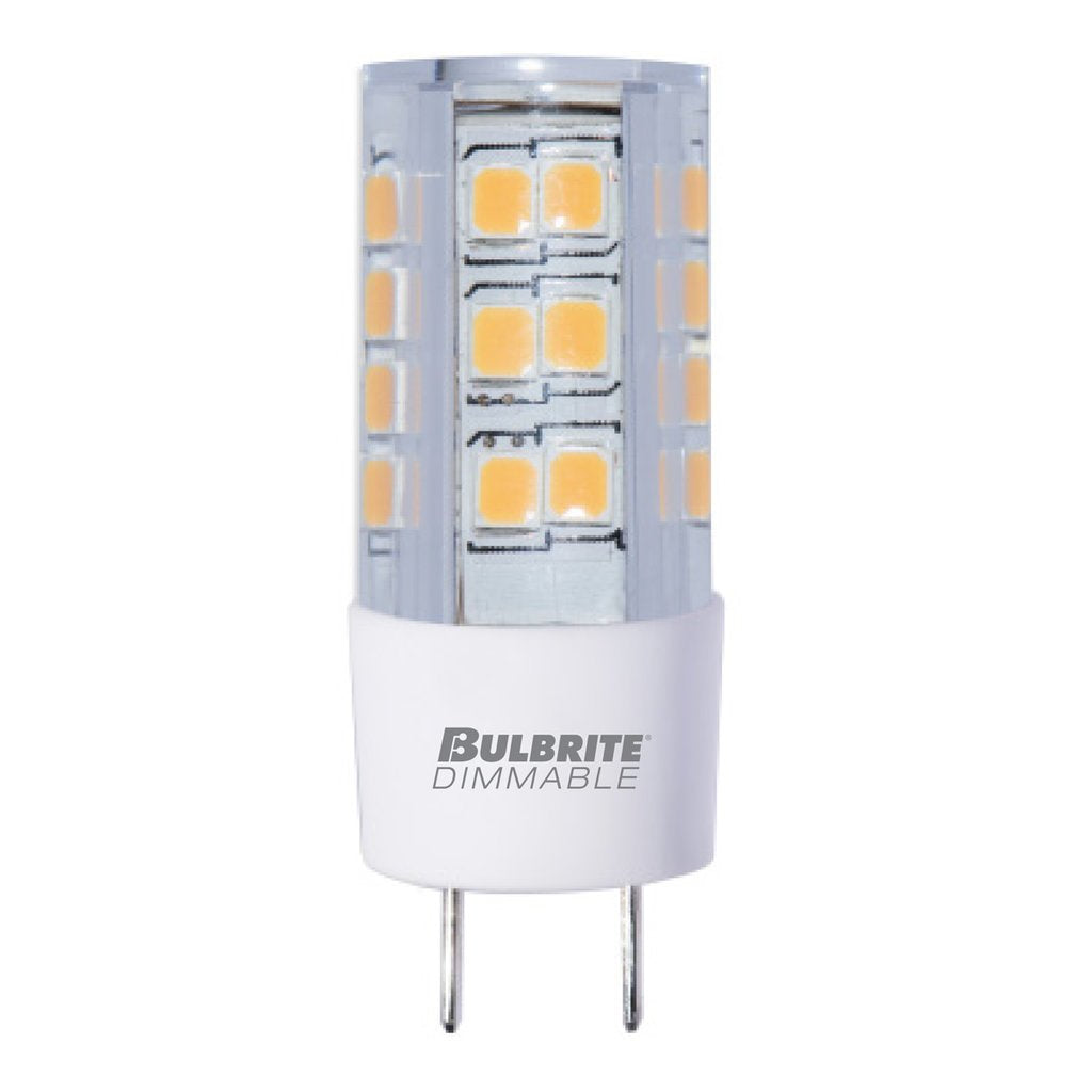 2 pack - Bulbrite 861512 (770576) 4.5W T4 Soft White LED Light Bulb