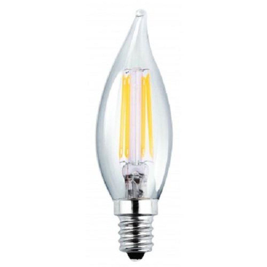 Luxrite LR21577 4W CA10 Cool White LED Light Bulb