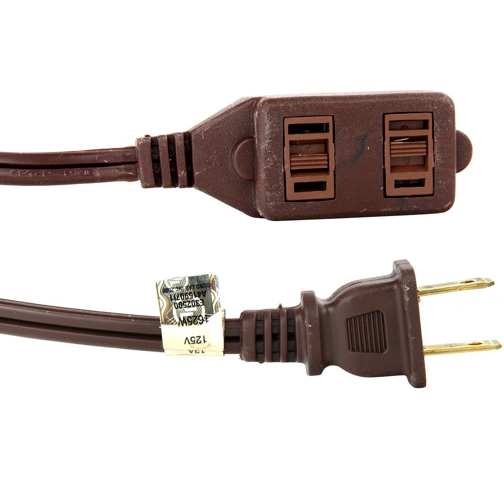 12 pack - Sunlite 04115-SU Extension Cord EX12/BR Household 12-Feet