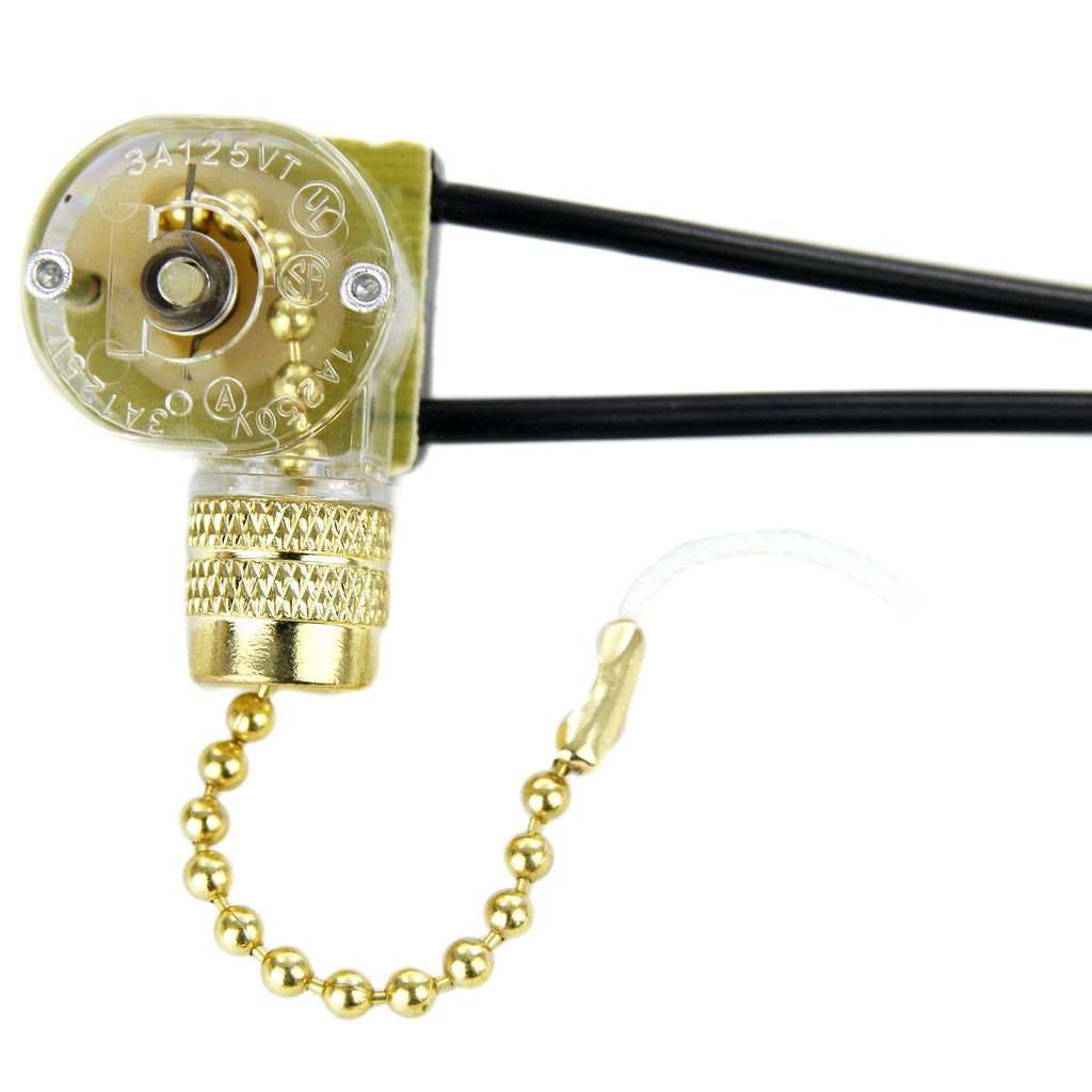 20 pack - Sunlite 04085-SU E191 Pull Chain Switch